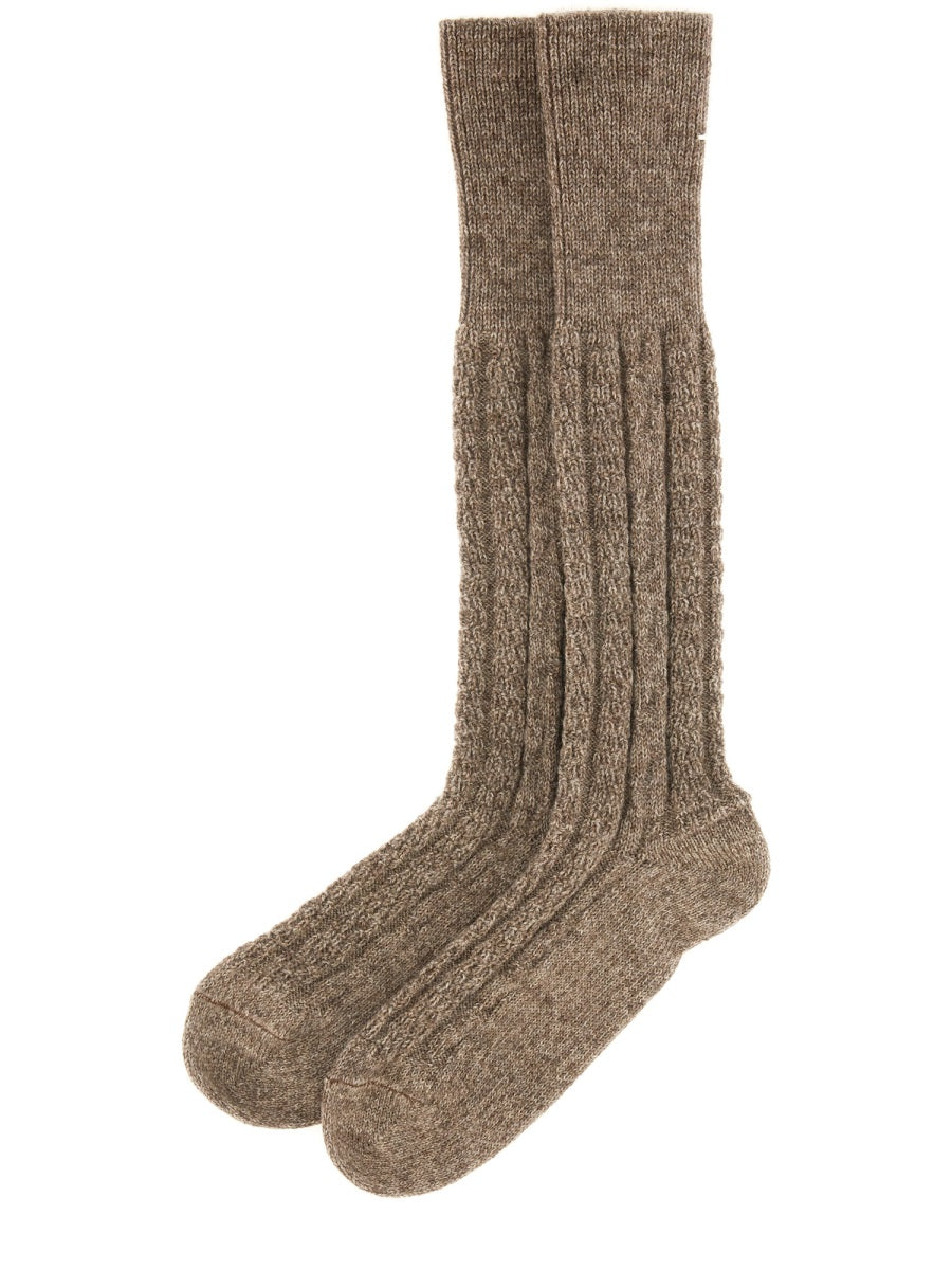 MAISON MARGIELA Long Socks for Men - FW25 Collection