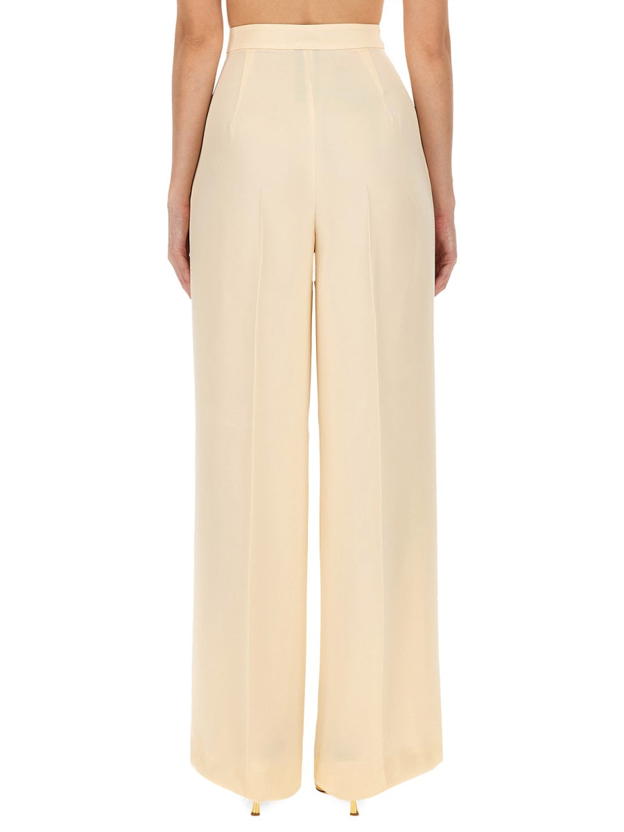 MAX MARA Silk Regular Fit Pants - Size 42