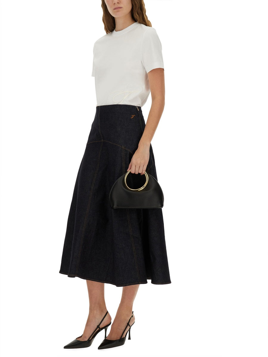 JACQUEMUS Embroidered 'J' T-Shirt - Size S