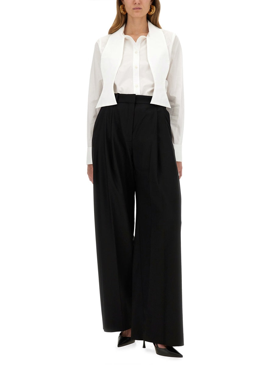 NINA RICCI Wide Leg Trousers - Size 36