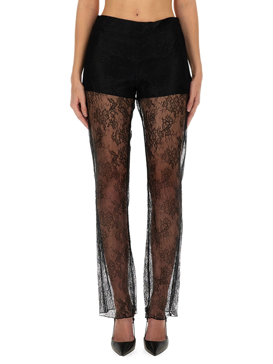 NINA RICCI Lace Pants - Size 38 FR