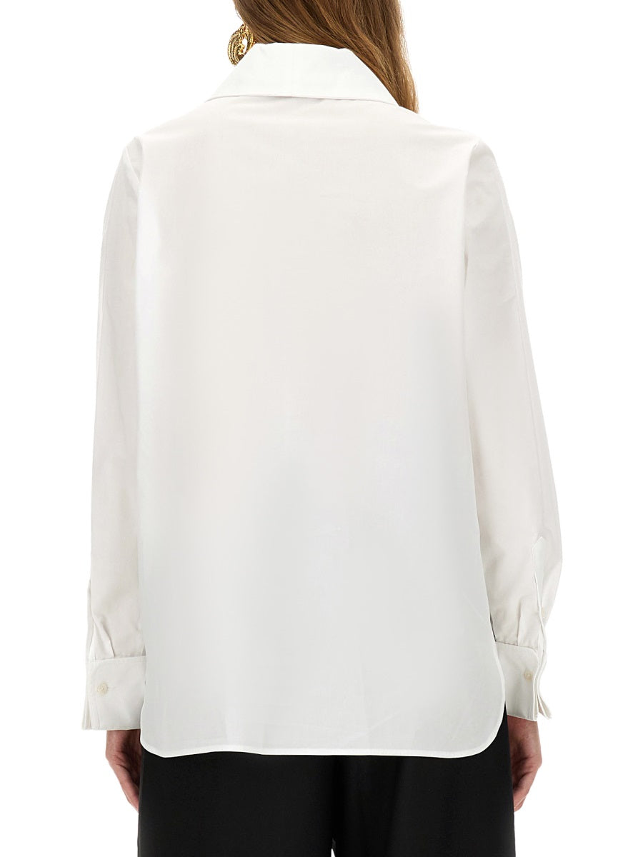 NINA RICCI Regular Fit Lavalliere Shirt - Size 36 FR