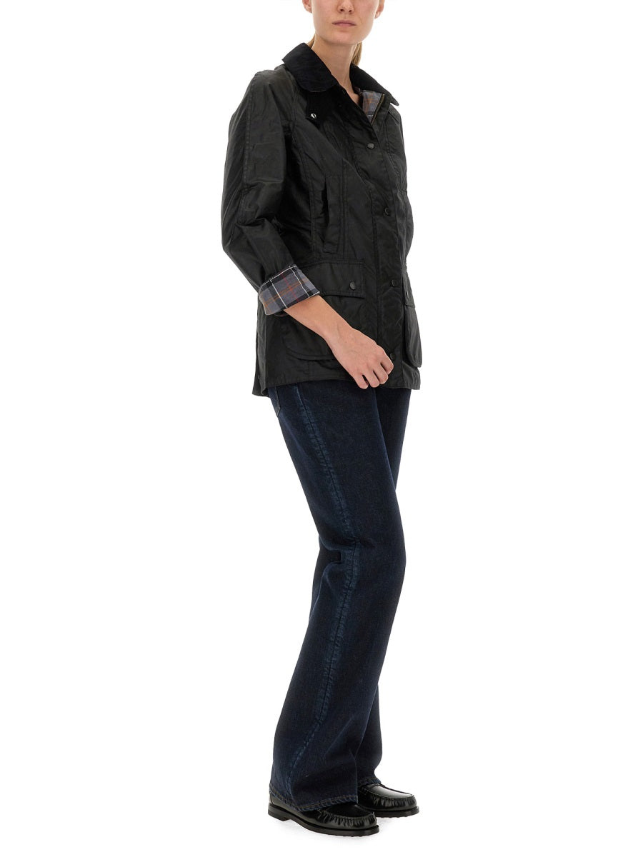 BARBOUR Waxed Cotton Women's Jacket - Size 8