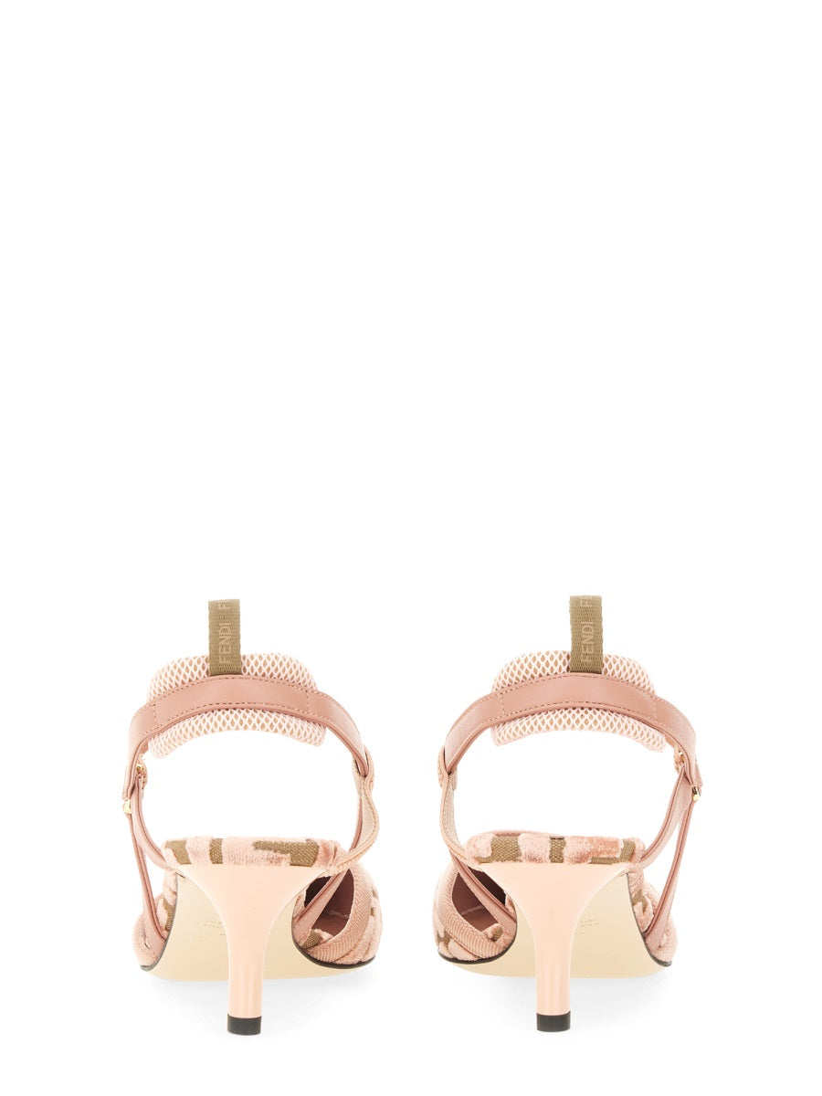FENDI Hummingbird Lite Slingback Heels - Stylish Women’s Footwear