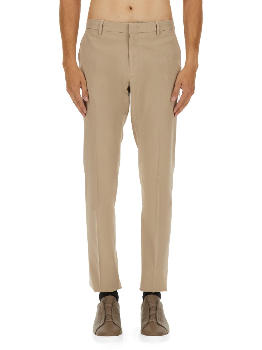ZEGNA Premium Cotton Trousers for Men - Size 48 IT