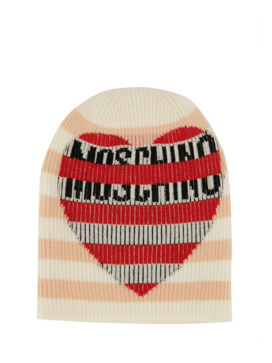MOSCHINO JEANS Wool Logo Cap for Women - Fall/Winter 2025