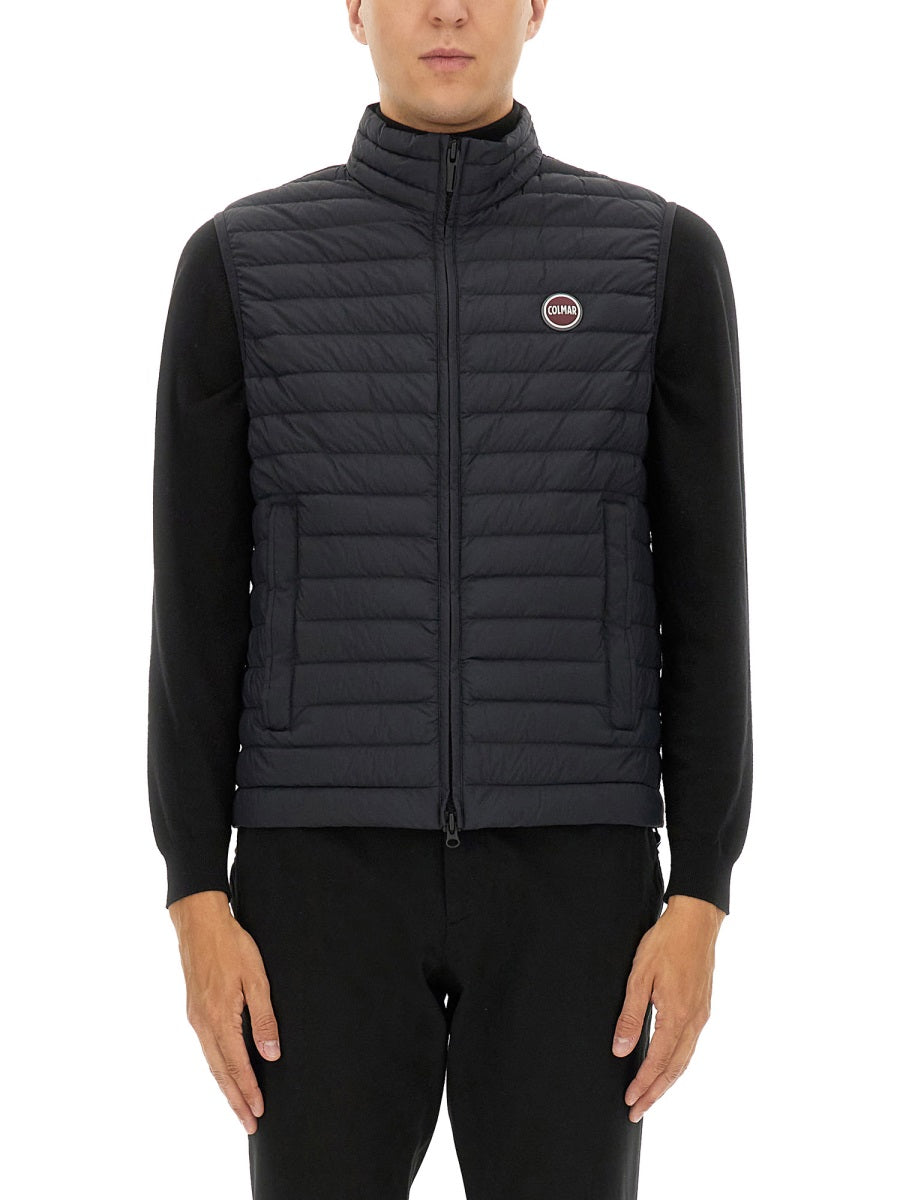 COLMAR ORIGINALS Lightweight Down Vest with Drawstring - Size 50 IT