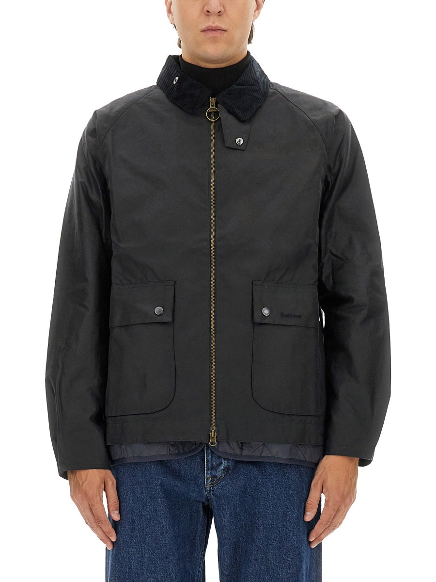 BARBOUR Men's Waxed Cotton Sports Jacket