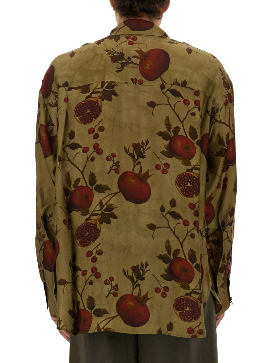 UMA WANG Pomegranate Print Shirt - Size L