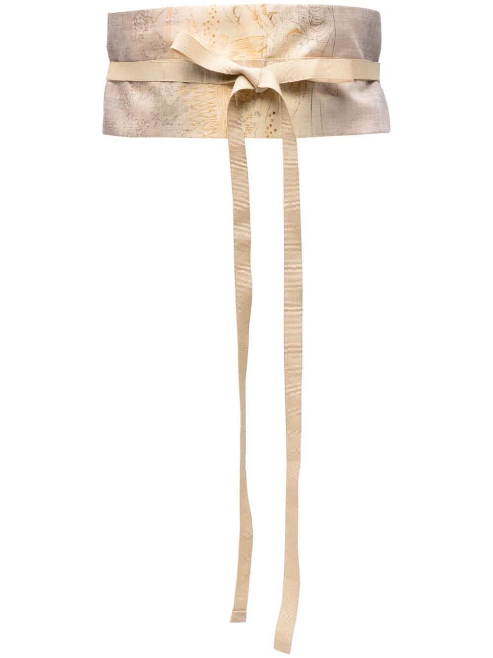 IBRIGU Embroidered Obi Belt for Women