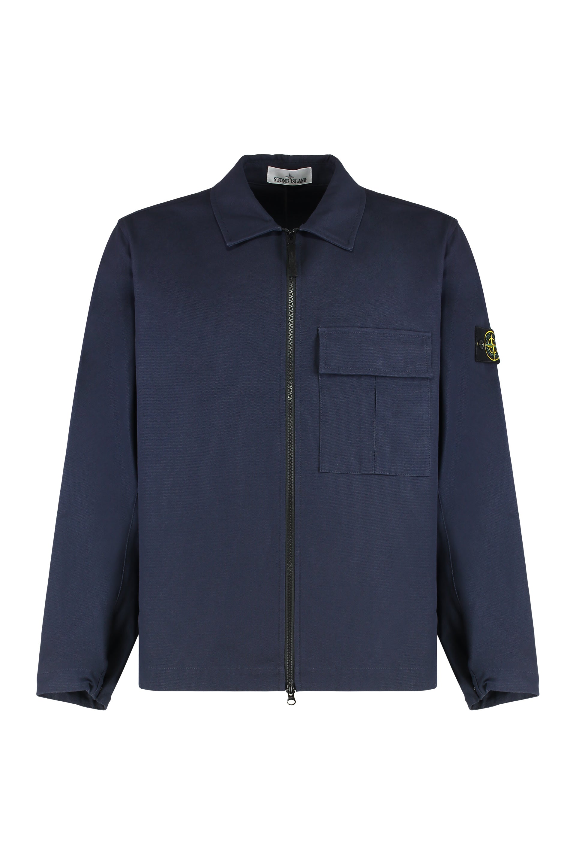 STONE ISLAND Men's Cotton Panama Overshirt