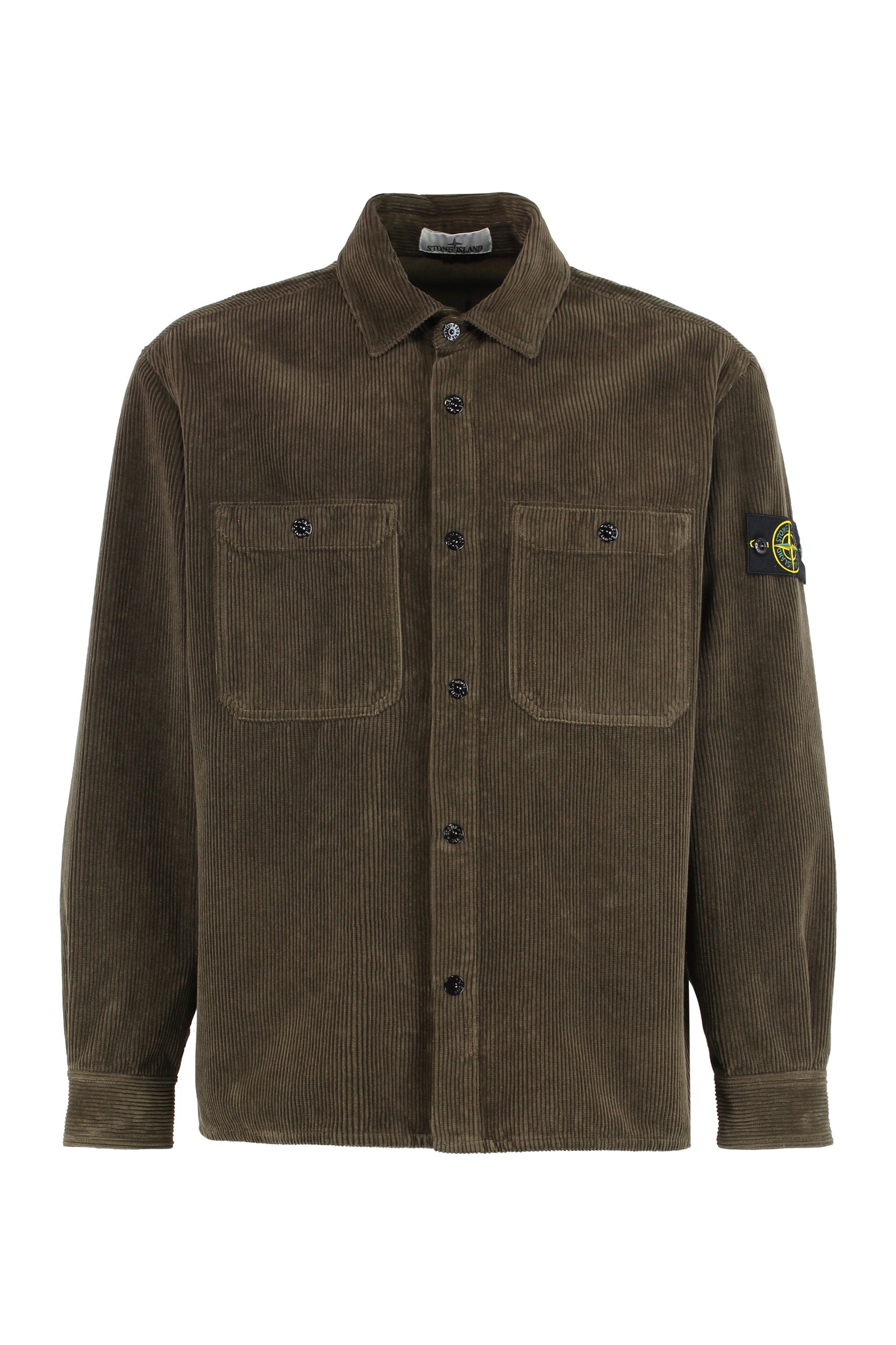 STONE ISLAND Corduroy Overshirt for Men - Regular Fit