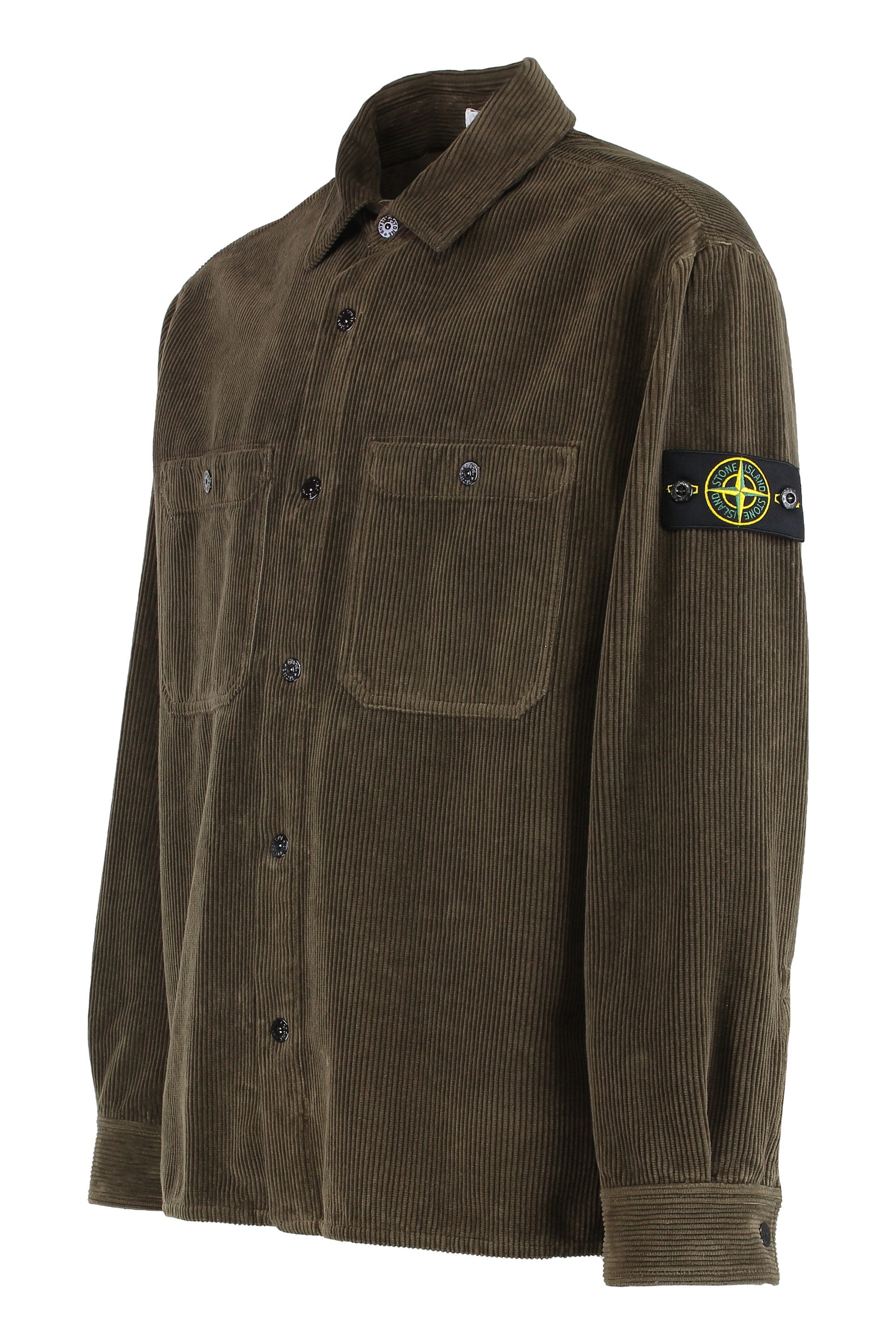 STONE ISLAND Corduroy Overshirt for Men - Regular Fit