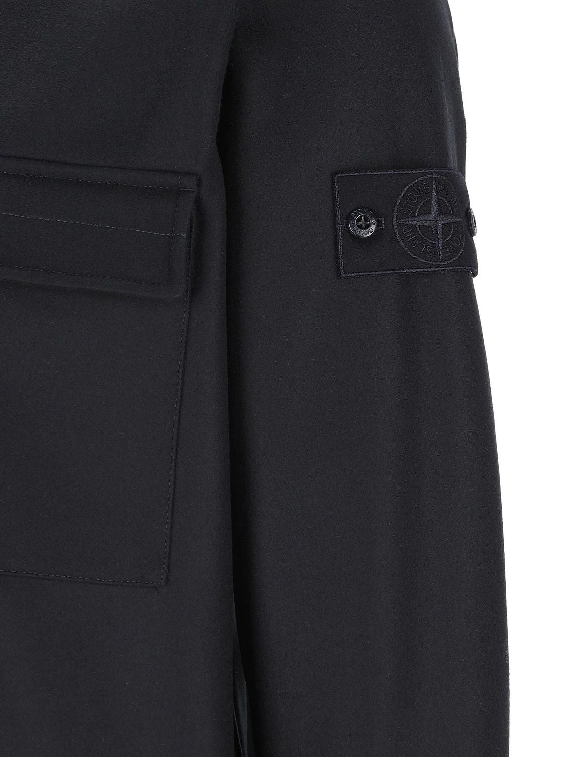 STONE ISLAND Double-Button Overshirt for Men - FW25 Collection