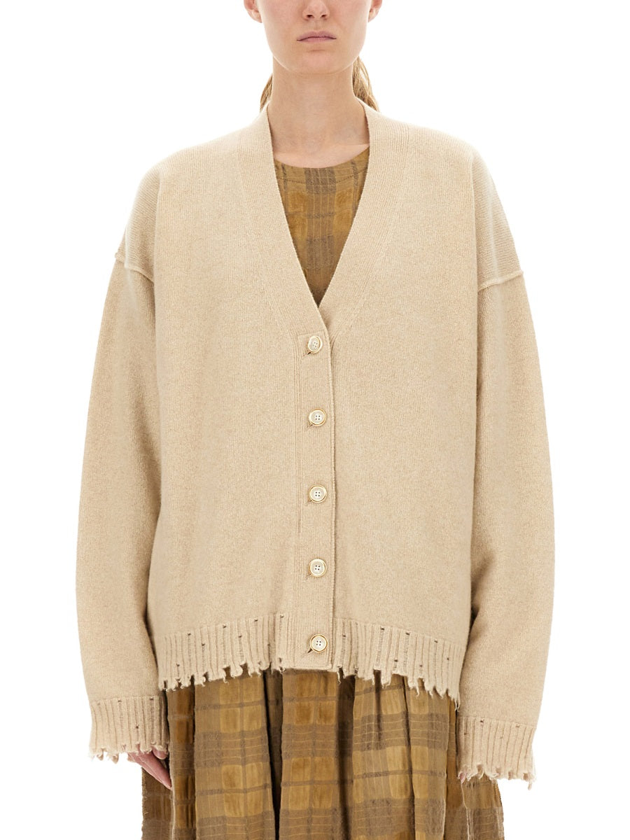 UMA WANG Cashmere Cardigan with Buttons - Size S