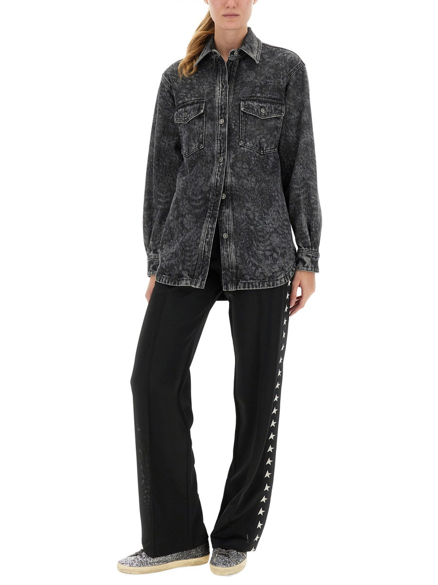 GOLDEN GOOSE Jogging Trousers for Women - Elastic Waist with Drawstring