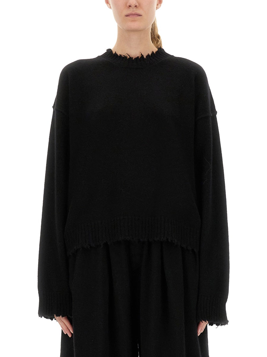 UMA WANG Cashmere Sweater with Bangs - Size S