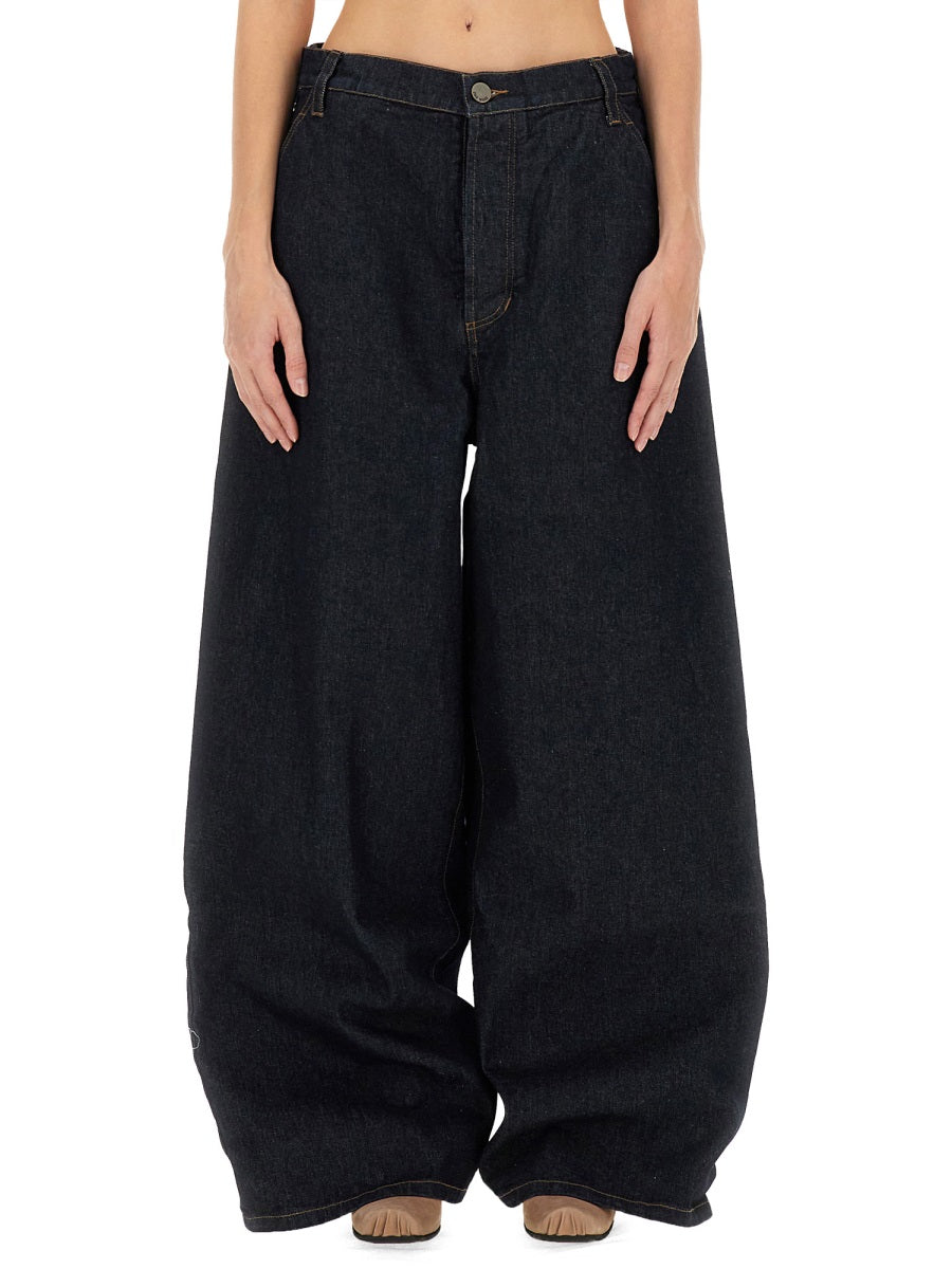 UMA WANG Stylish Denim Pod Pants - Size S