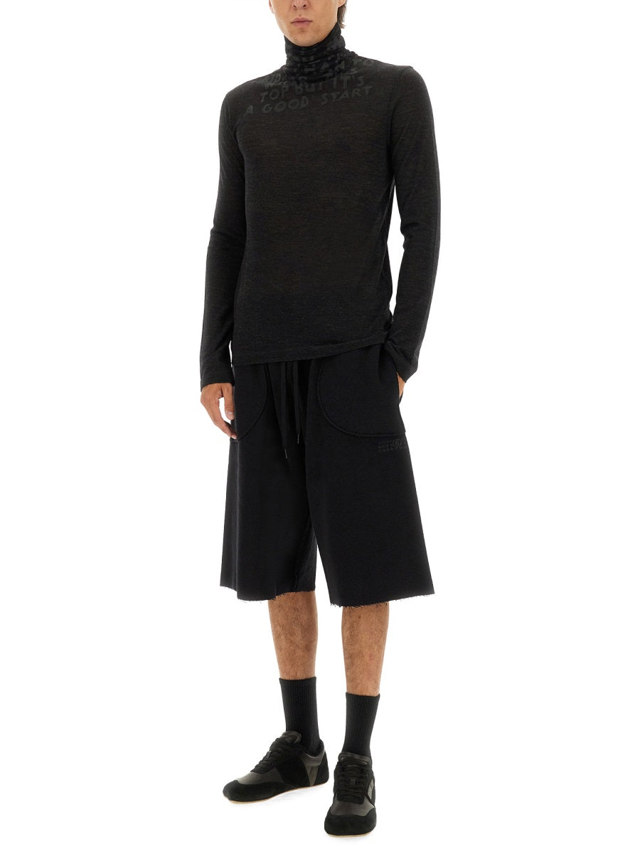 MM6 MAISON MARGIELA Wool T-Shirt for Men - Fall/Winter 2025