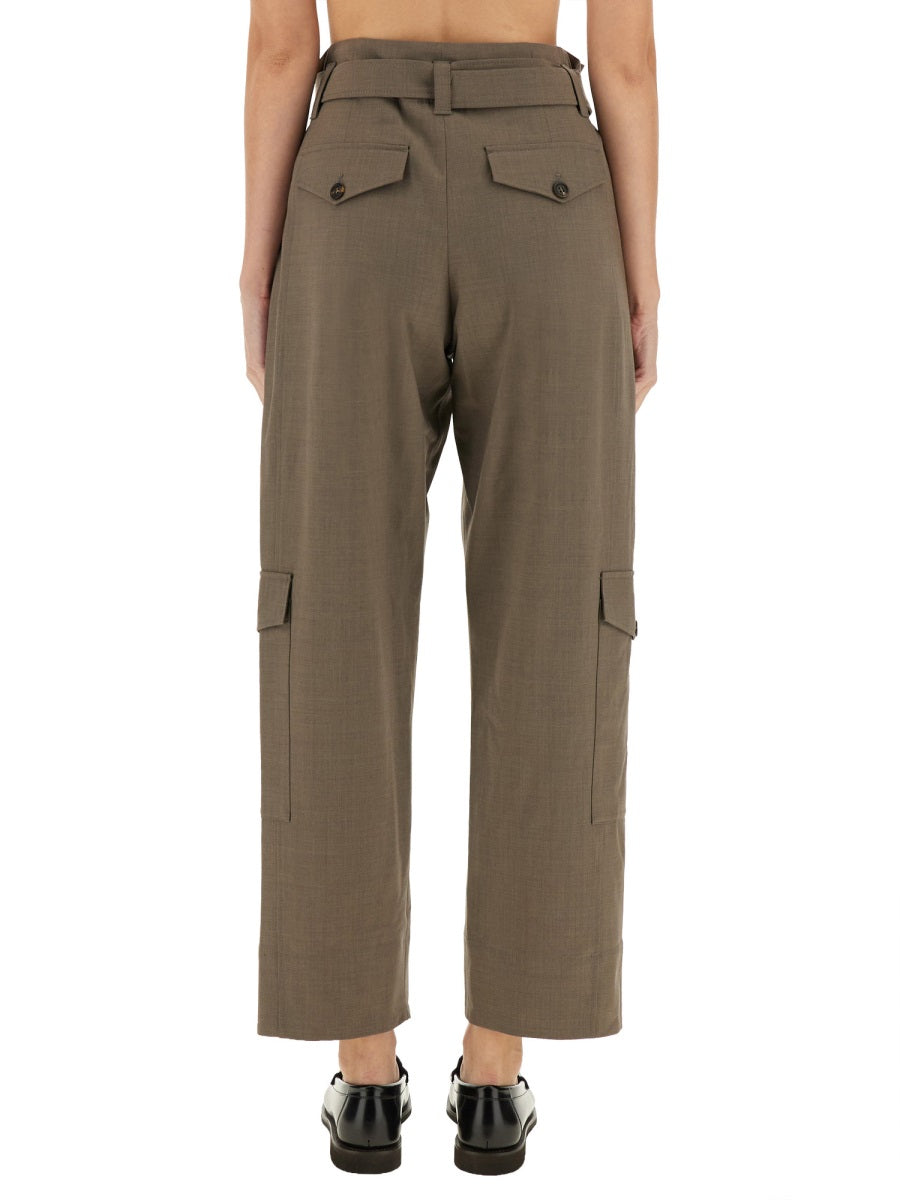BRUNELLO CUCINELLI Belted Pants - Size 40 IT