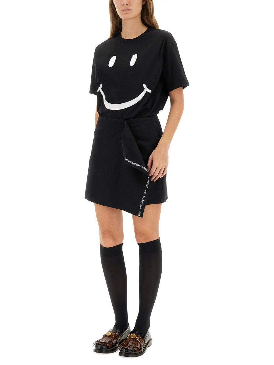 MOSCHINO Regular Fit Smiley T-Shirt - Size S