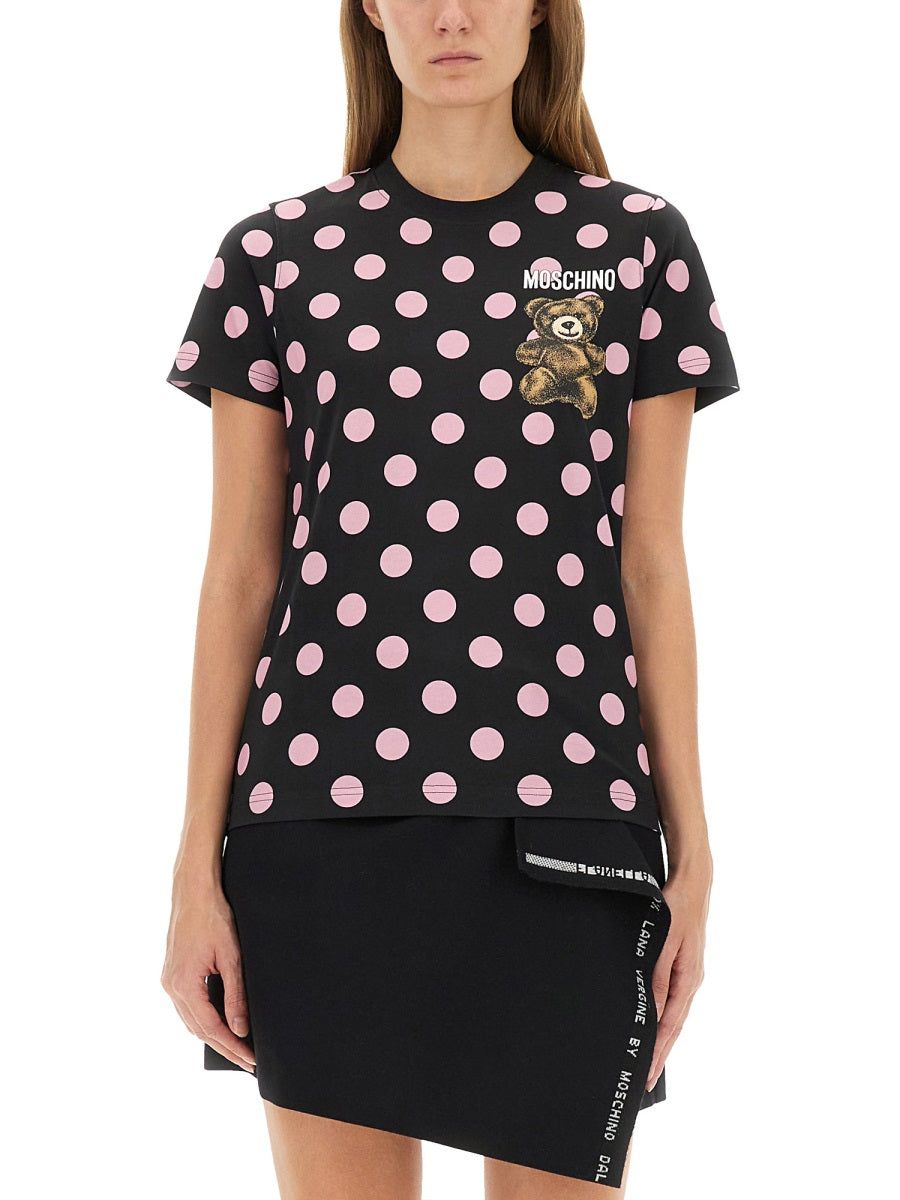 MOSCHINO COUTURE Mini Fit Polka Dots T-Shirt