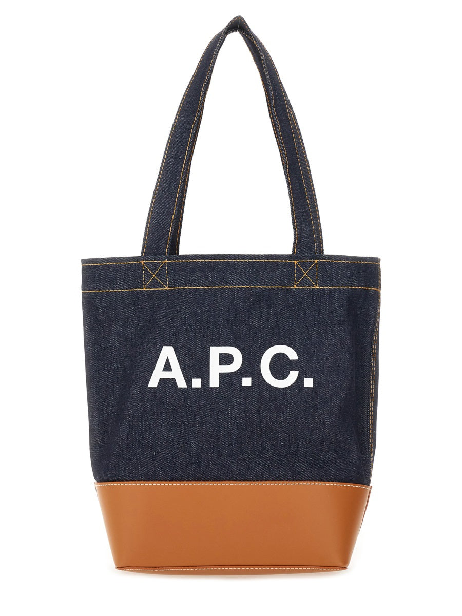 A.P.C. Mini Organic Denim Tote Handbag