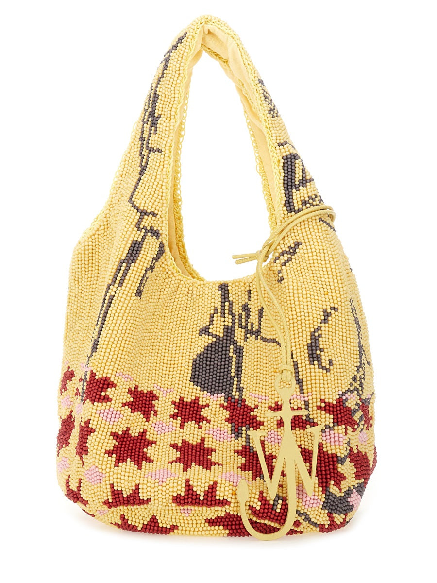 JW ANDERSON Mini Beaded Tote Handbag