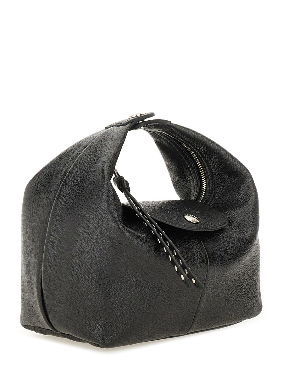 LONGCHAMP Mini Handle Leather Handbag