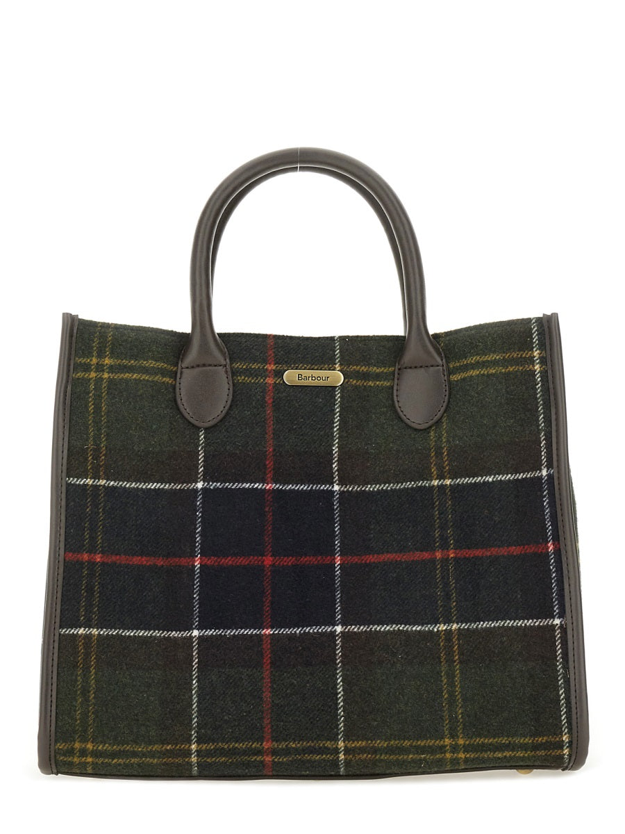 BARBOUR Tartan Barrhill Tote Handbag
