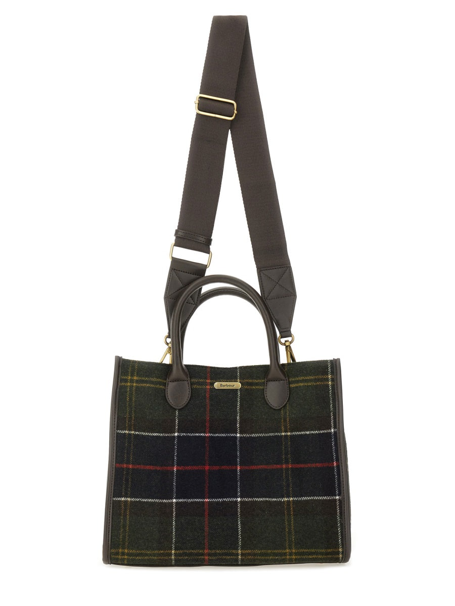 BARBOUR Tartan Barrhill Tote Handbag