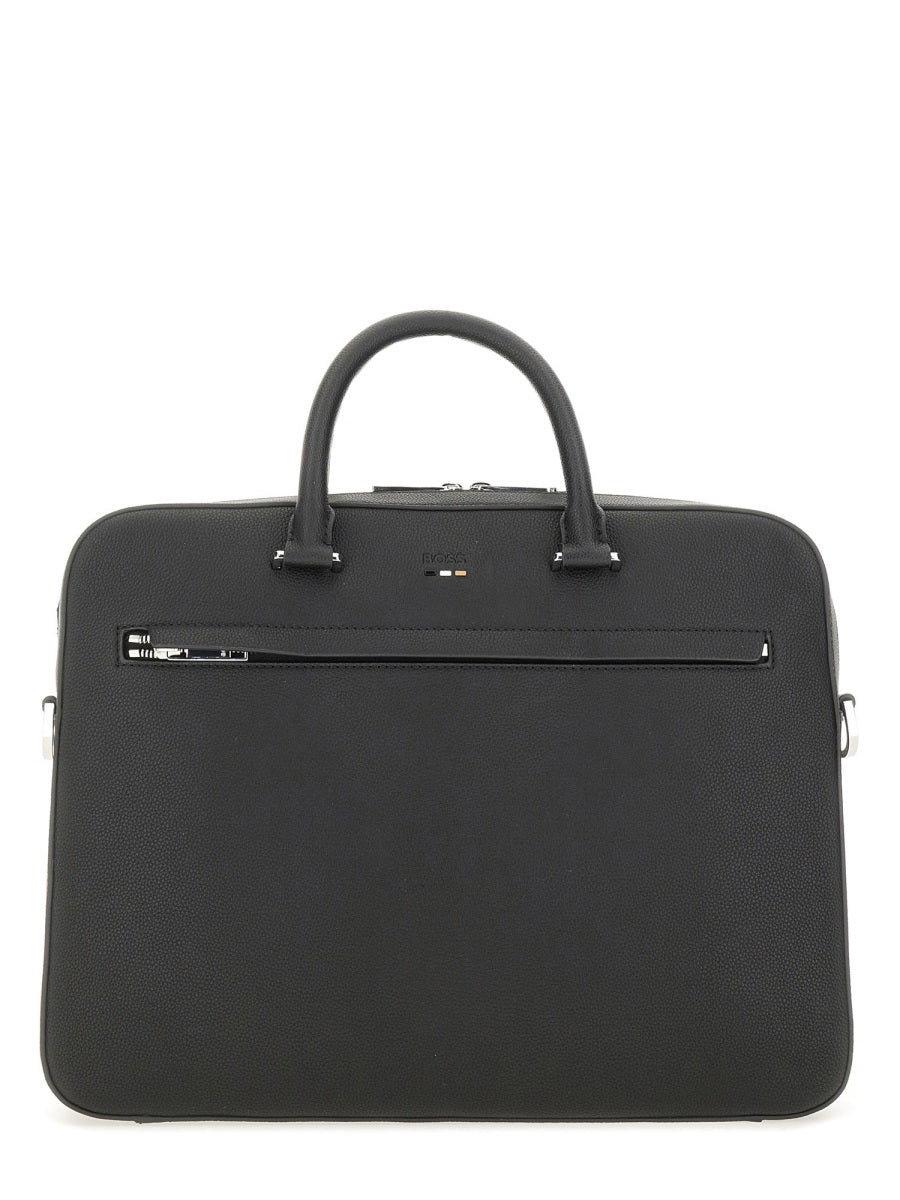 BOSS Document Handbag with Logo - FW25 Edition