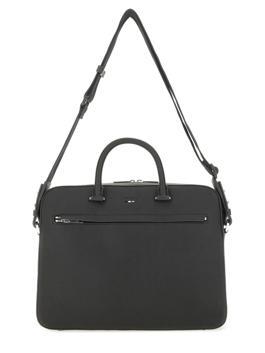 BOSS Document Handbag with Logo - FW25 Edition