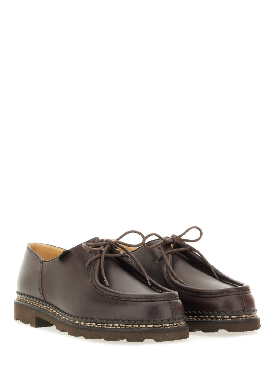 PARABOOT Men's Lace-Up Shoes - 3 CM Rubber Bottom