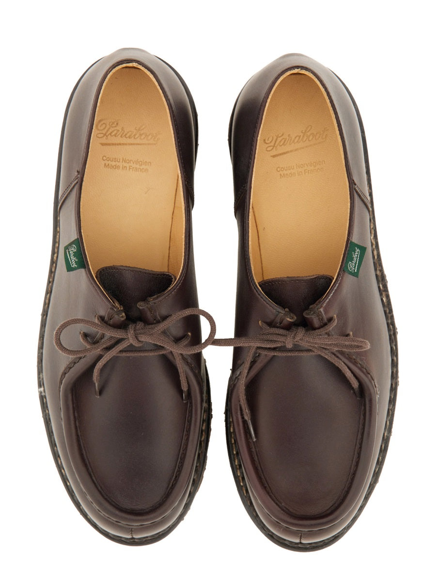 PARABOOT Men's Lace-Up Shoes - 3 CM Rubber Bottom