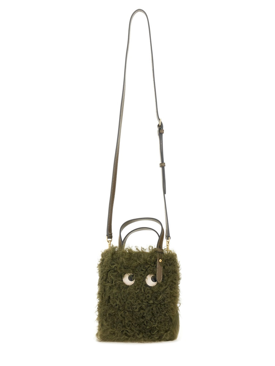 ANYA HINDMARCH Mini Shearling Tote Handbag