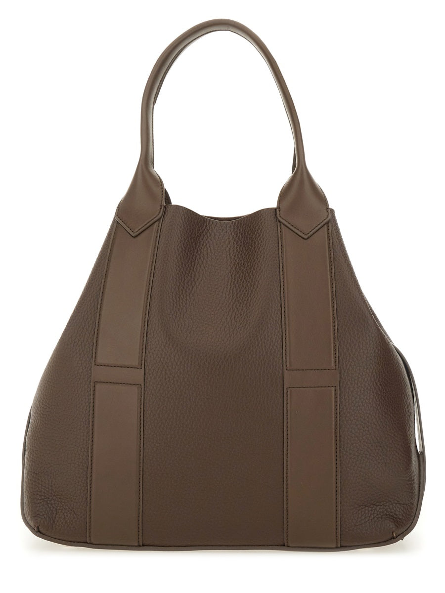 HOGAN Script Mini Shopping Handbag
