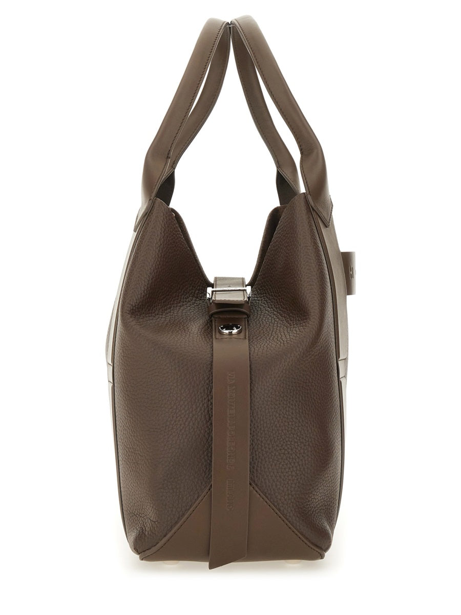 HOGAN Script Mini Shopping Handbag