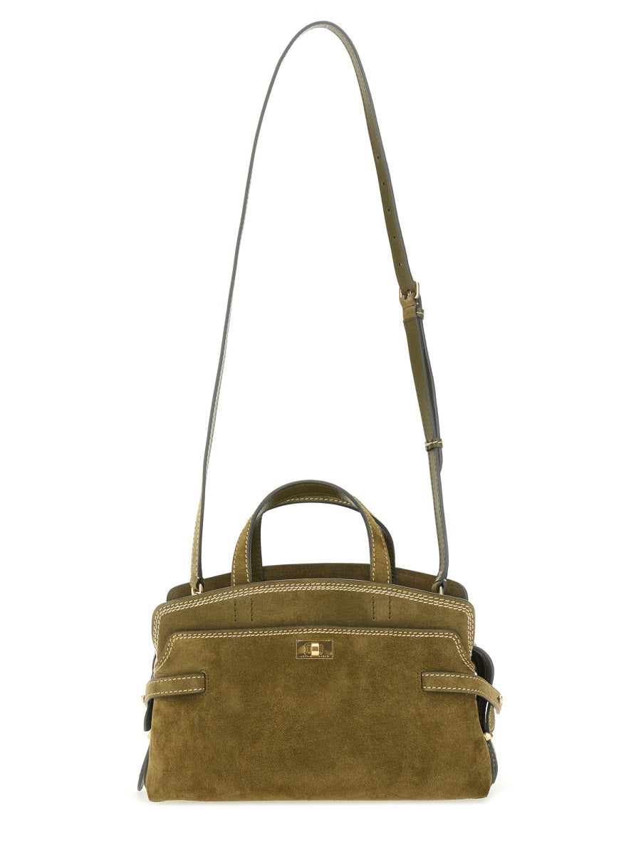 ANYA HINDMARCH Mini Shoulder Handbag with Elegant Stitch Detail