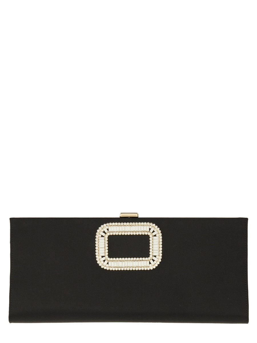 ROGER VIVIER Mini Buckle Clutch Handbag