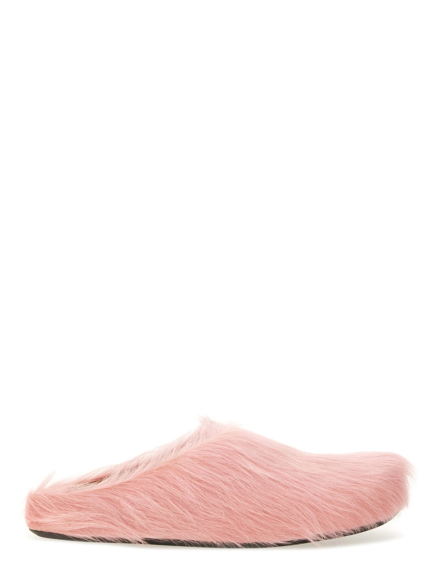 MARNI Men's Leather Fussbett Sabot Sandals