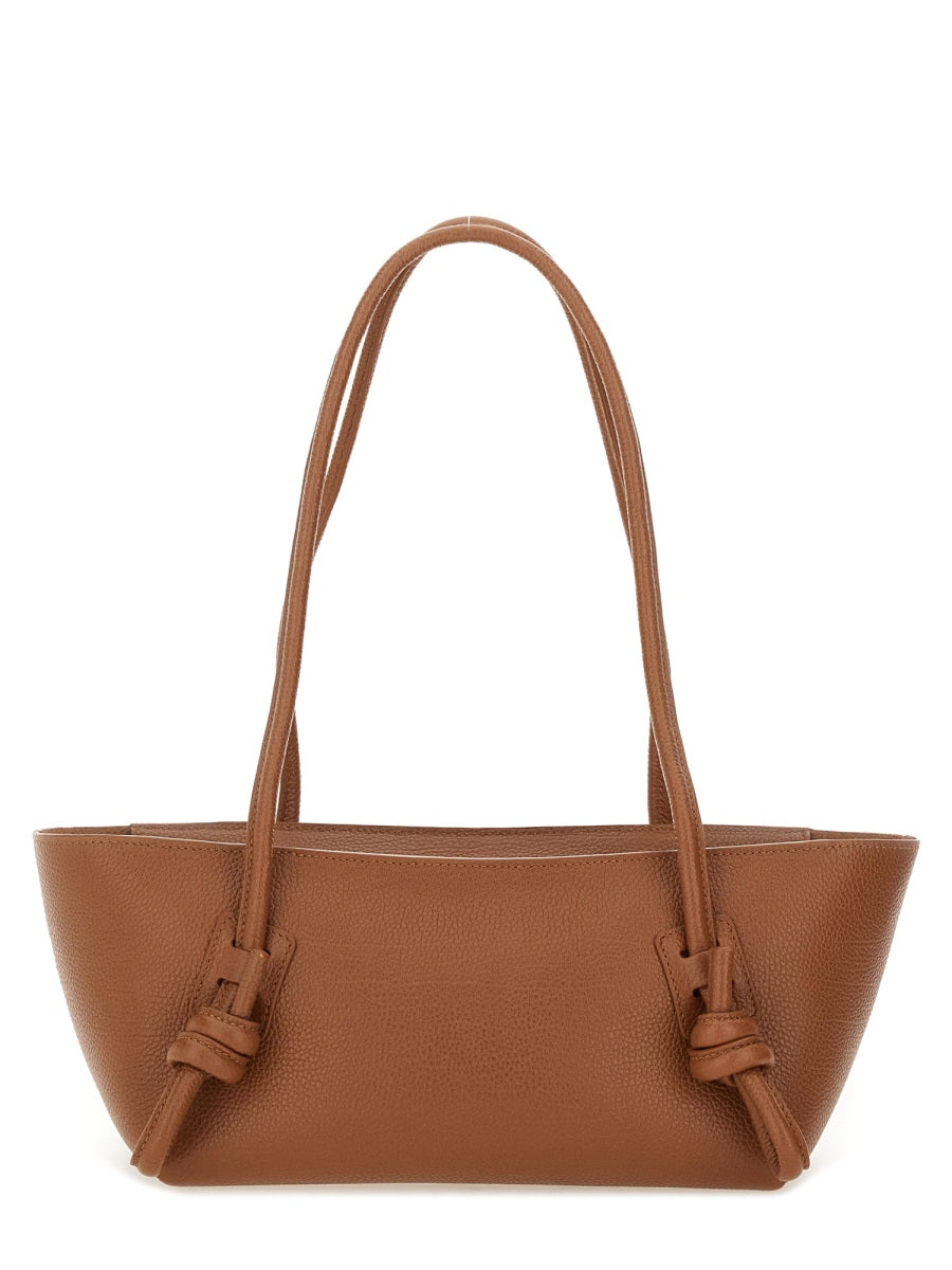 HEREU Grainy Leather Handbag