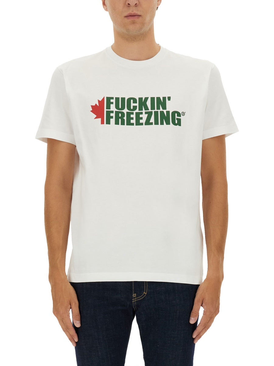 DSQUARED Men's Graphic T-Shirt Size L