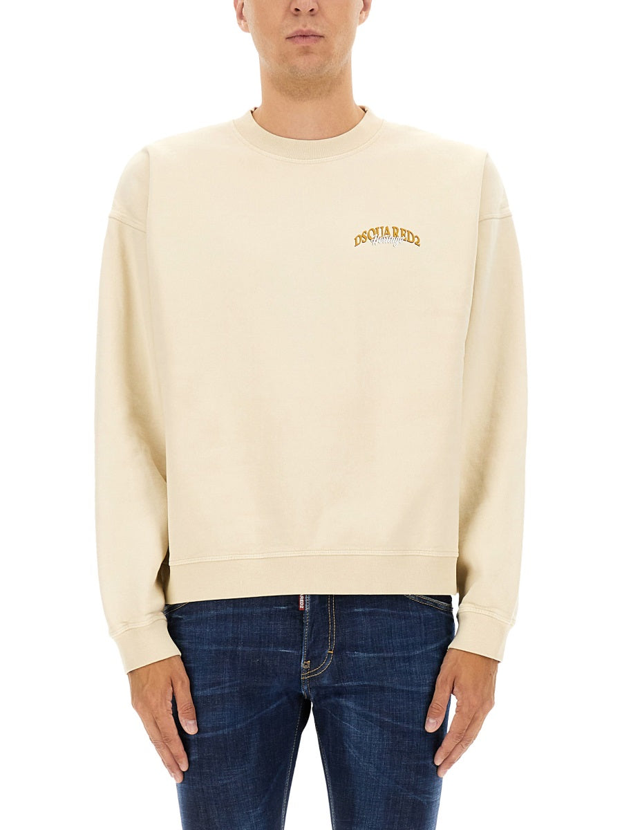 DSQUARED2 Classic Cotton Sweatshirt for Men