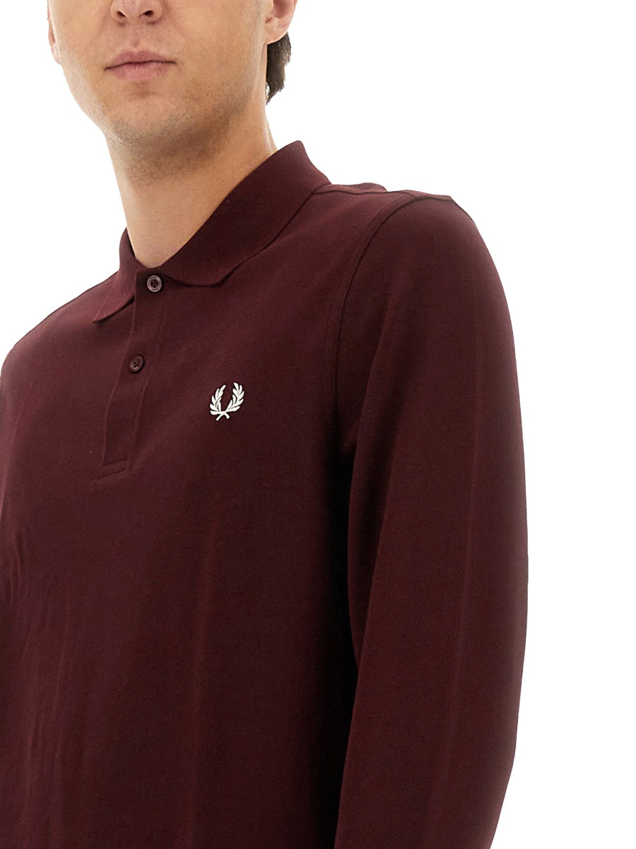 FRED PERRY Men's Cotton Polo Shirt - Size L