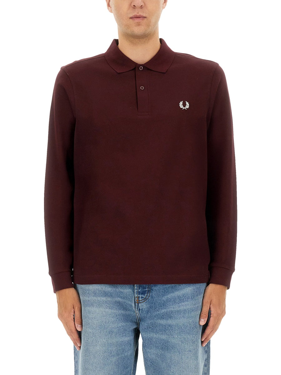 FRED PERRY Men's Cotton Polo Shirt - Size L