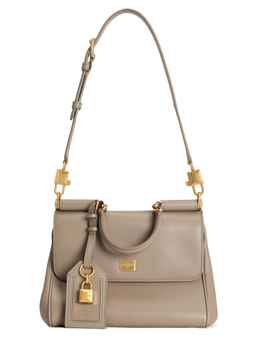 DOLCE & GABBANA Mini Handbag with Luxe Leather Construction