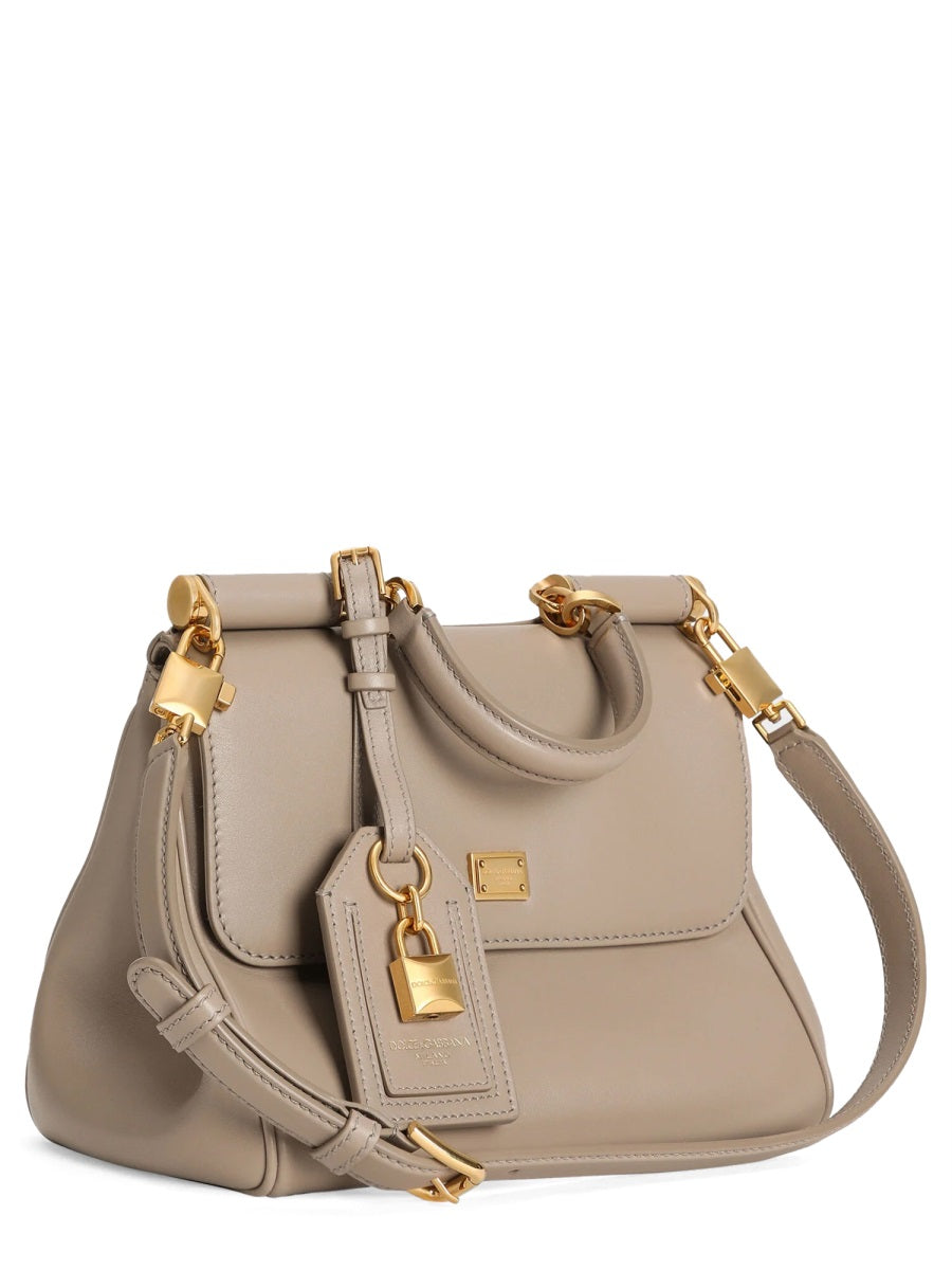 DOLCE & GABBANA Mini Handbag with Luxe Leather Construction