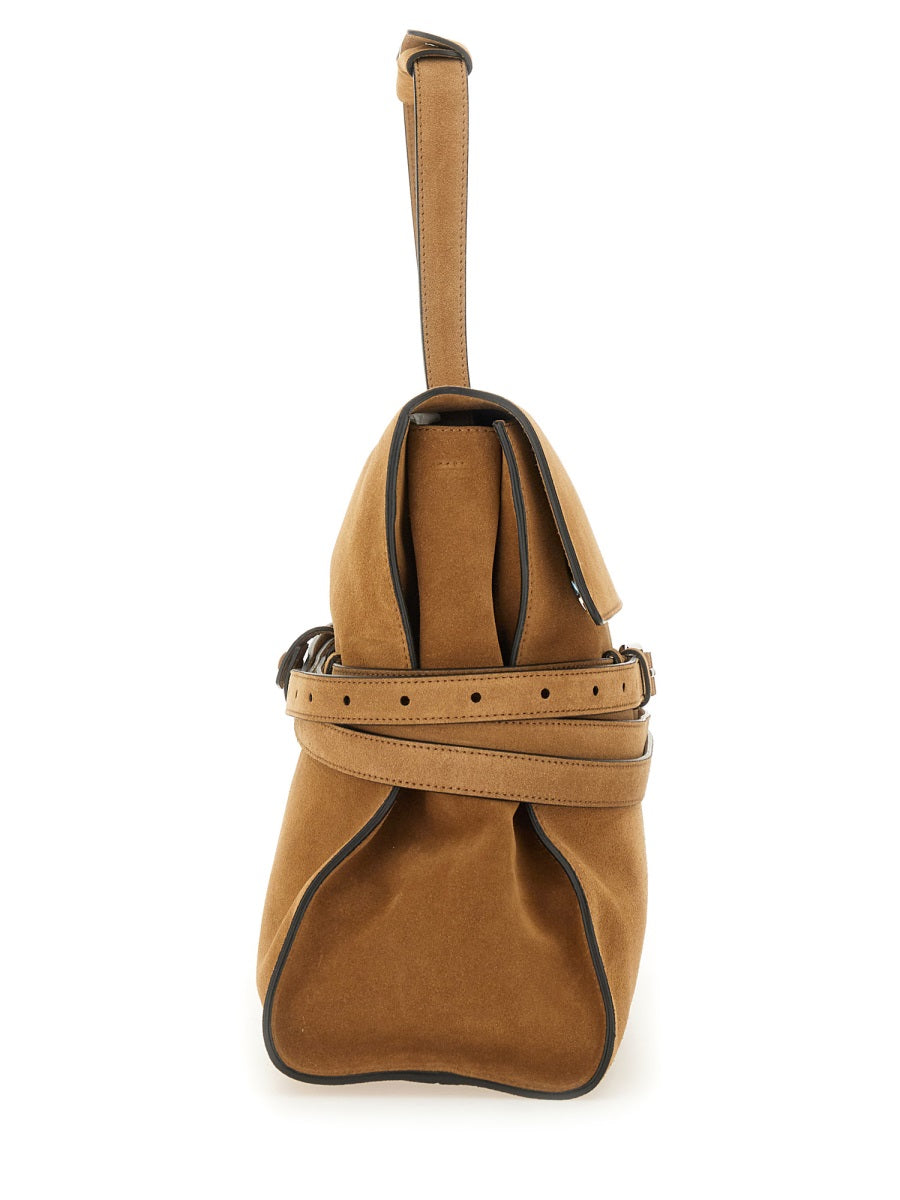 MOSCHINO Medium Handbag with Chic Tie Design