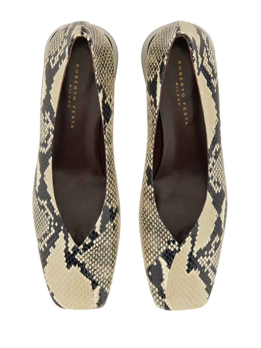 ROBERTO FESTA Elegant Animal Print Heels for Women